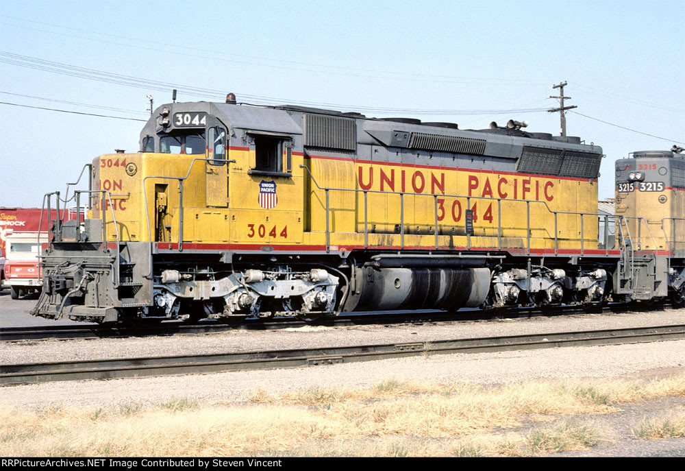 Union Pacific SD40X #3044 at SP facility.